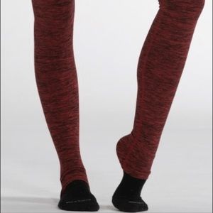 Splits59 Pure Barre Red Tights Size Medium